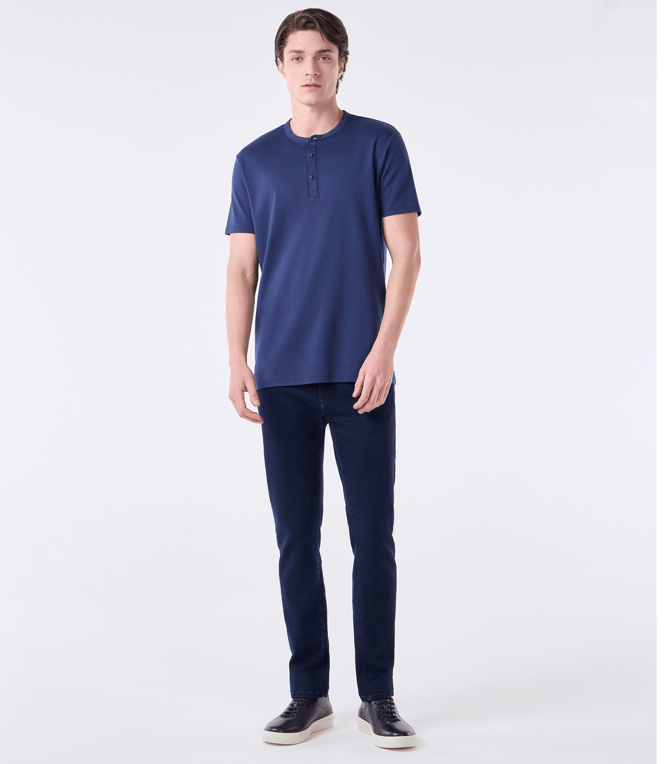 Calça Jeans Dark Deep Blue Dirty Azul – slide 2