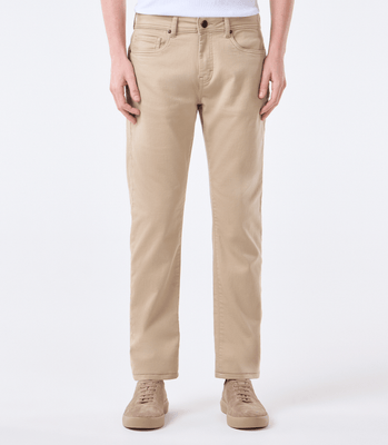 Calça Jeans Moletom Homemeeting Skinny Color Bege thumbnail 1