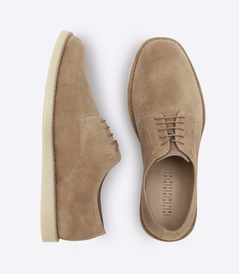 Sapato Derby Camurça Marrom thumbnail 4