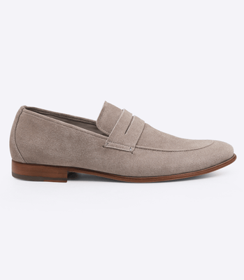 Mocassim Social Comfy Camurça Cinza thumbnail 1