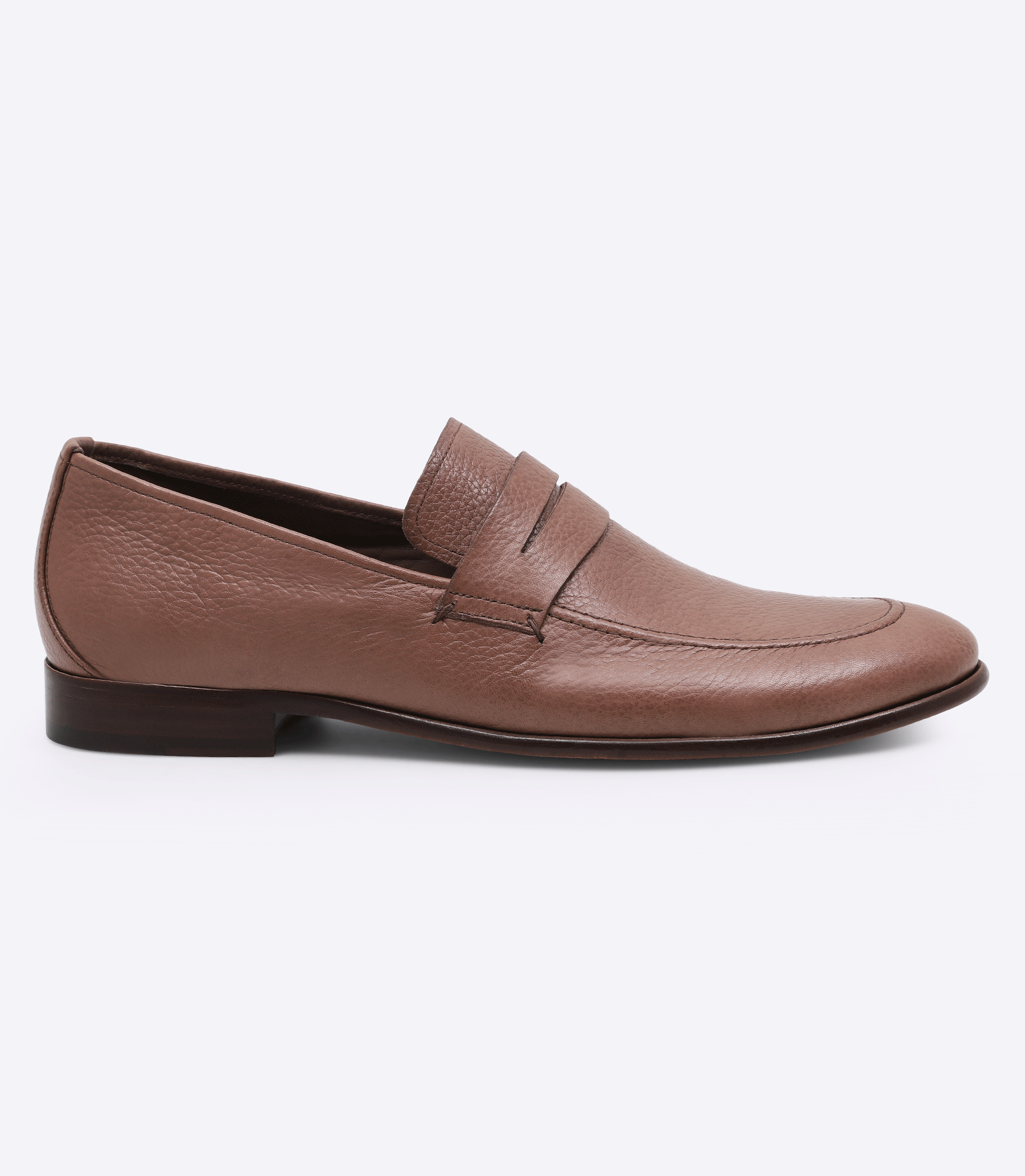 Mocassim Social Comfy Sola Couro Marrom