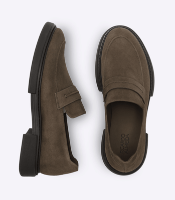 Mocassim Gravata Camurça Marrom thumbnail 4