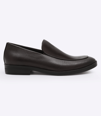 Mocassim Loafer Masculino em Couro Floater Marrom thumbnail 1