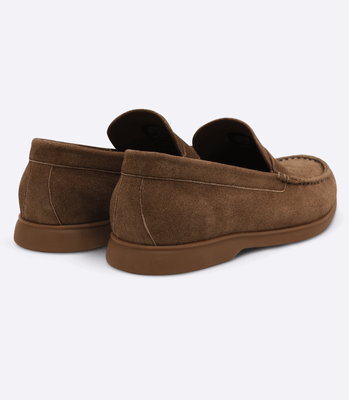 Mocassim Gravata Lisa Camurça Kaki thumbnail 2
