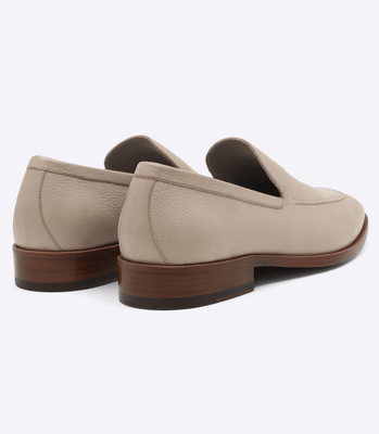 Mocassim Loafer Costura Bege thumbnail 2