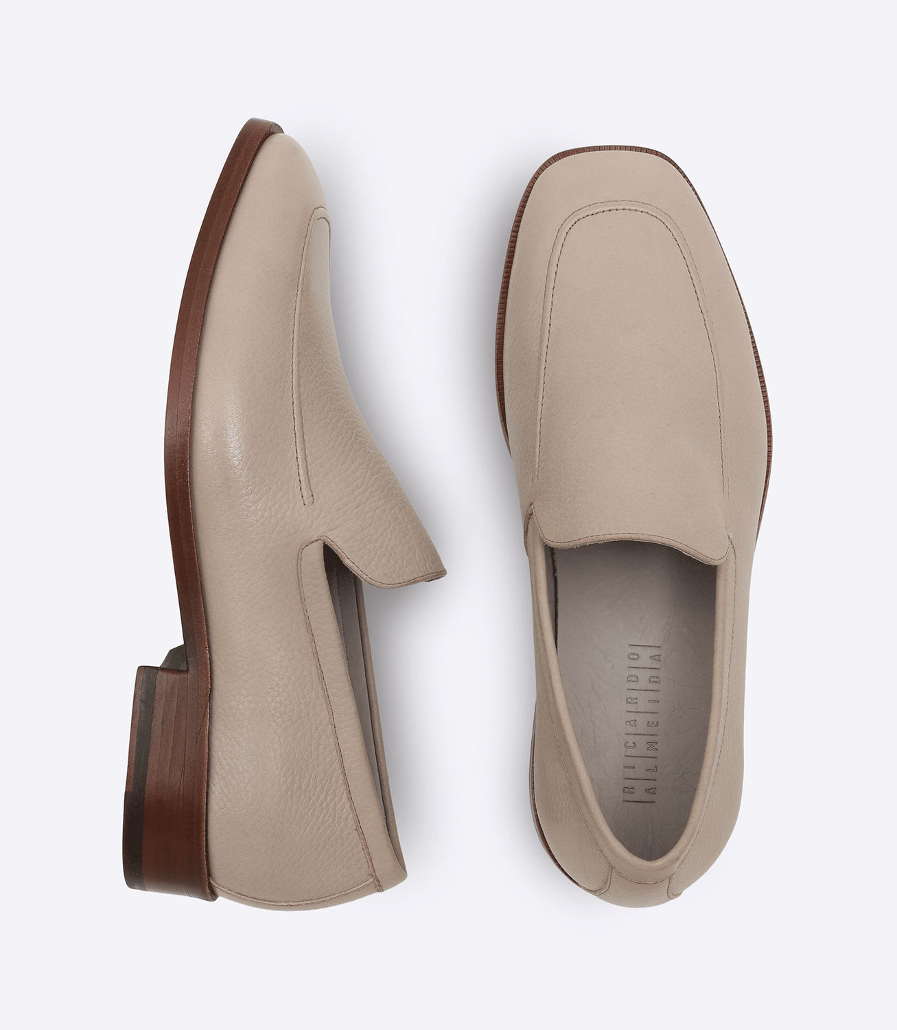Mocassim Loafer Costura Bege – slide 4