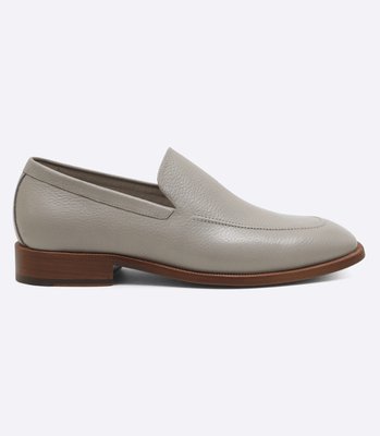 Mocassim Loafer Costura Cinza thumbnail 1