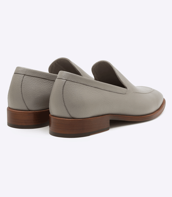 Mocassim Loafer Costura Cinza thumbnail 2