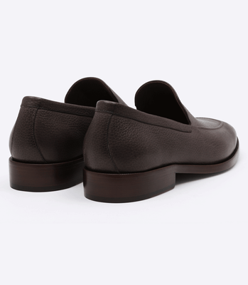 Mocassim Loafer Costura Marrom thumbnail 2