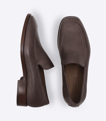 Mocassim Loafer Costura Marrom thumbnail 4