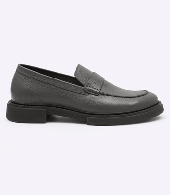 Mocassim Gravata Lisa Block Cinza thumbnail 1