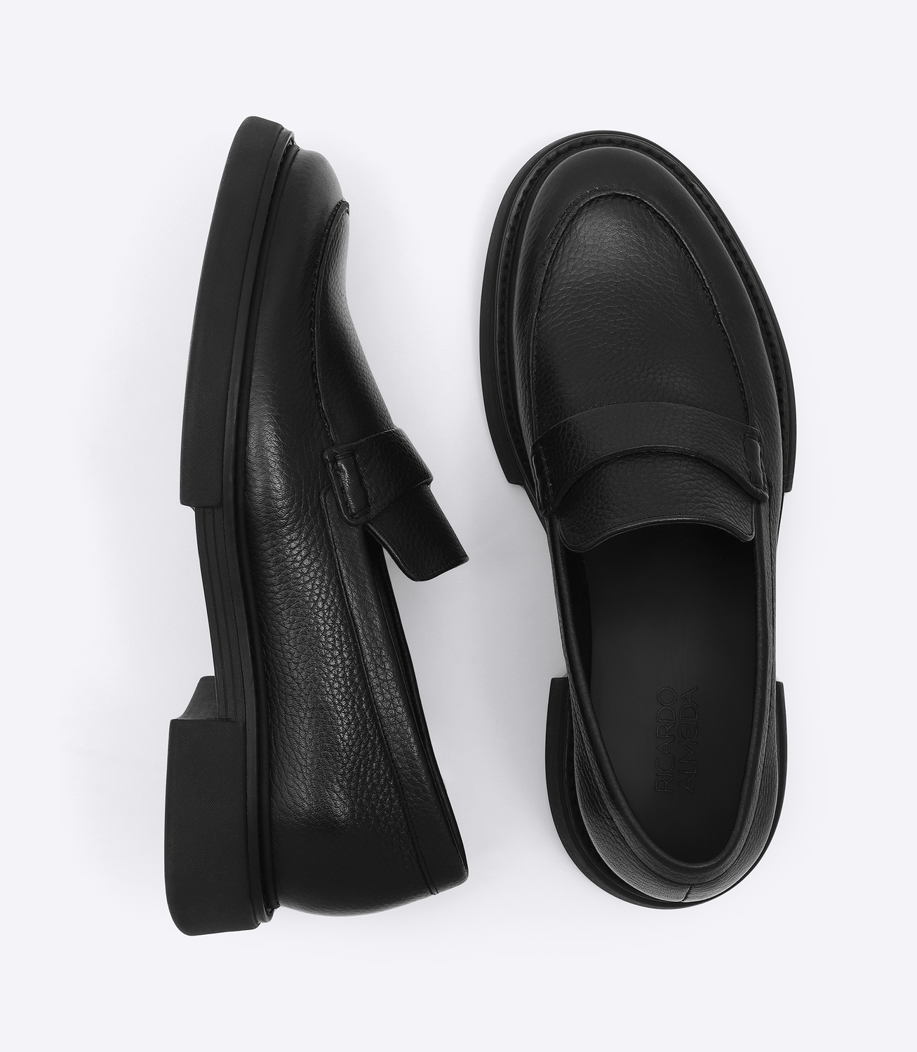 Mocassim Gravata Lisa Block Preto – slide 4