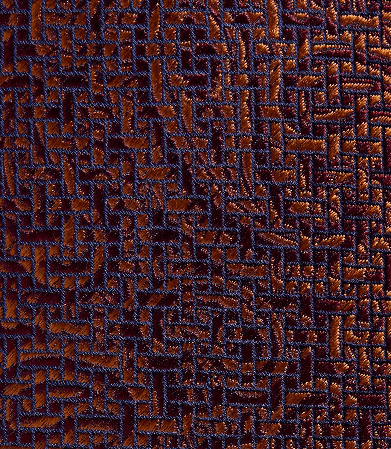 Gravata Jacquard Paisley Marrom – slide 4