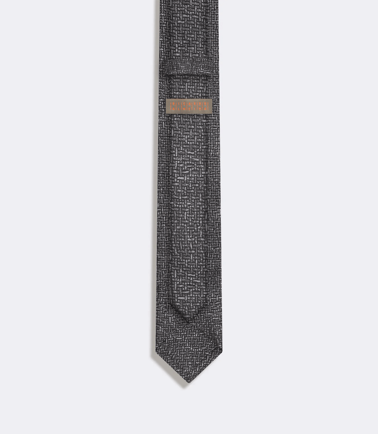 Gravata Jacquard Paisley Cinza – slide 2
