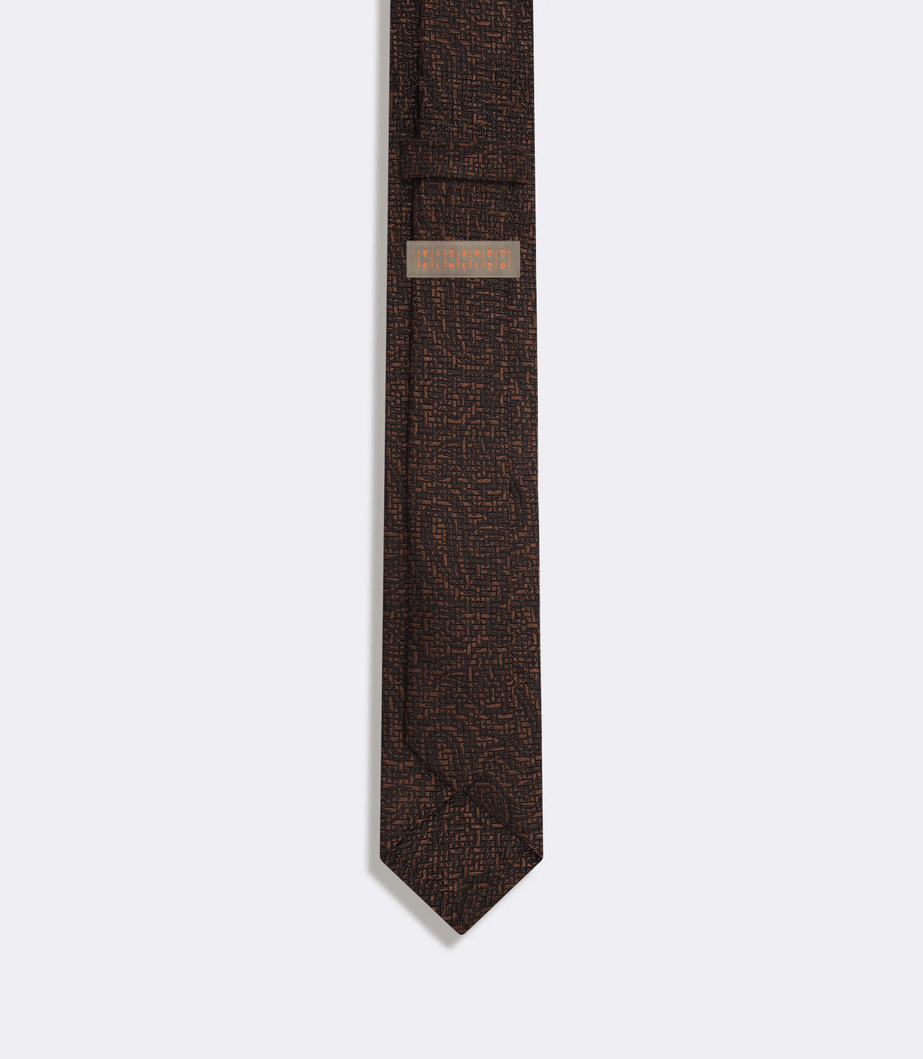 Gravata Jacquard Paisley Marrom – slide 2