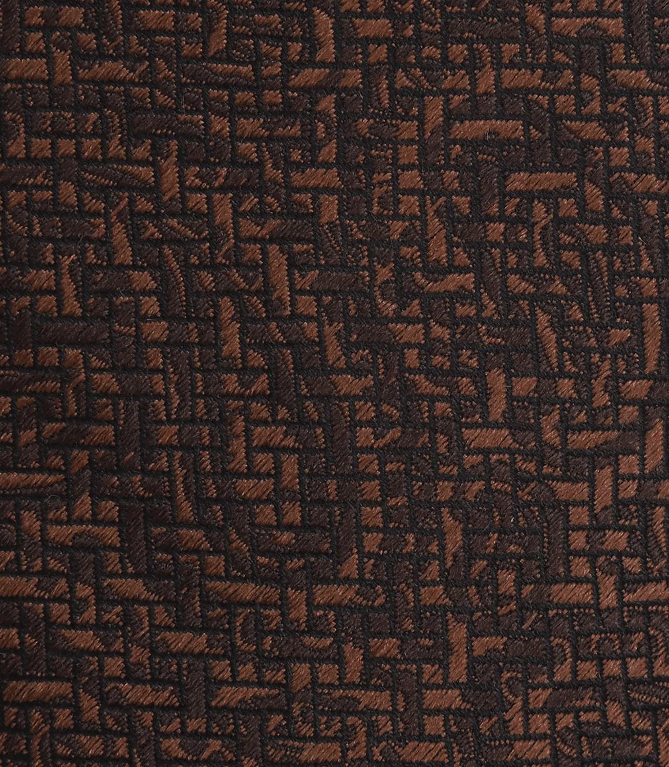 Gravata Jacquard Paisley Marrom – slide 4