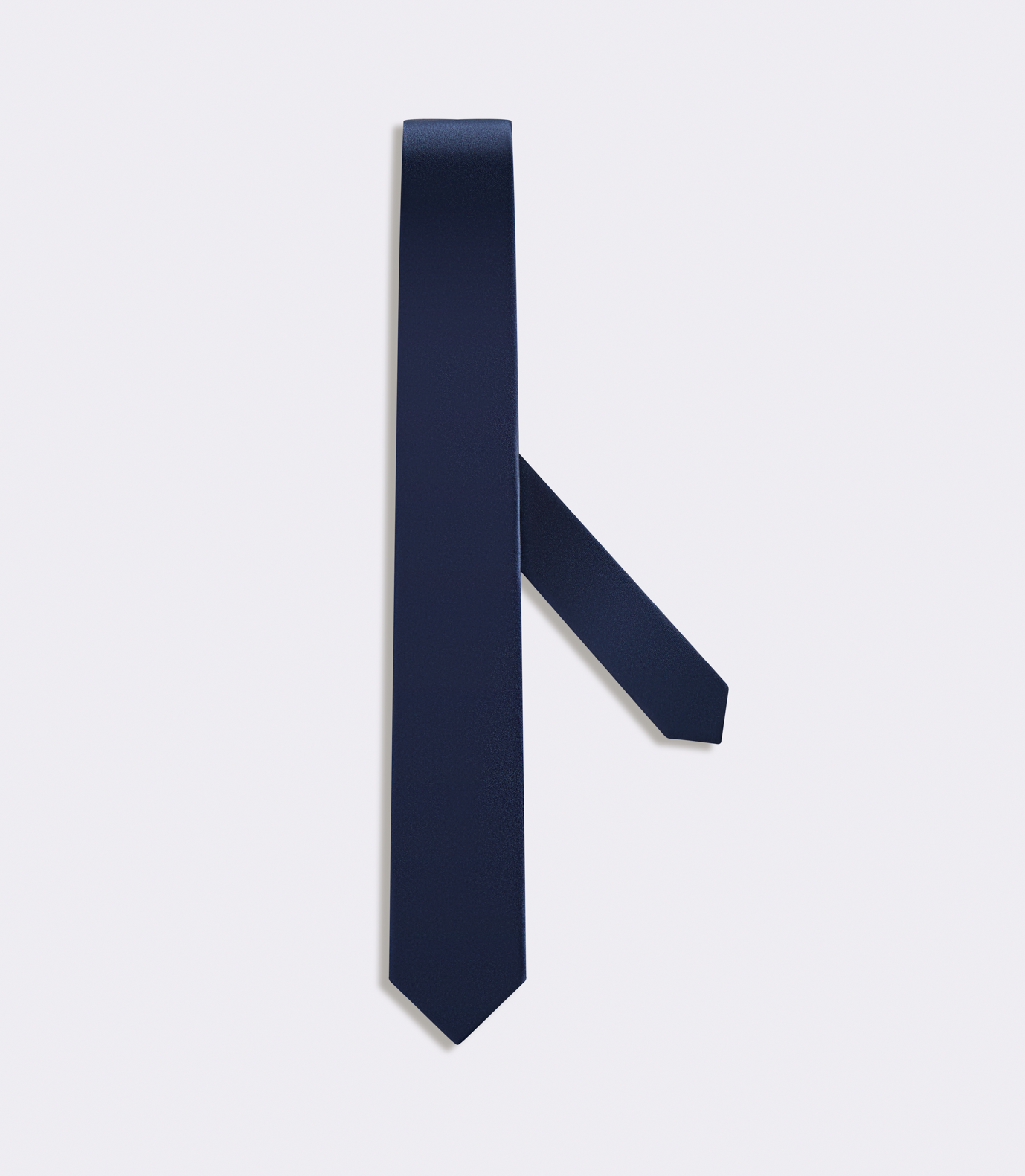 Gravata Seda Acetinada Azul