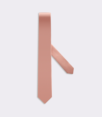Gravata Seda Acetinada Rosa thumbnail 1