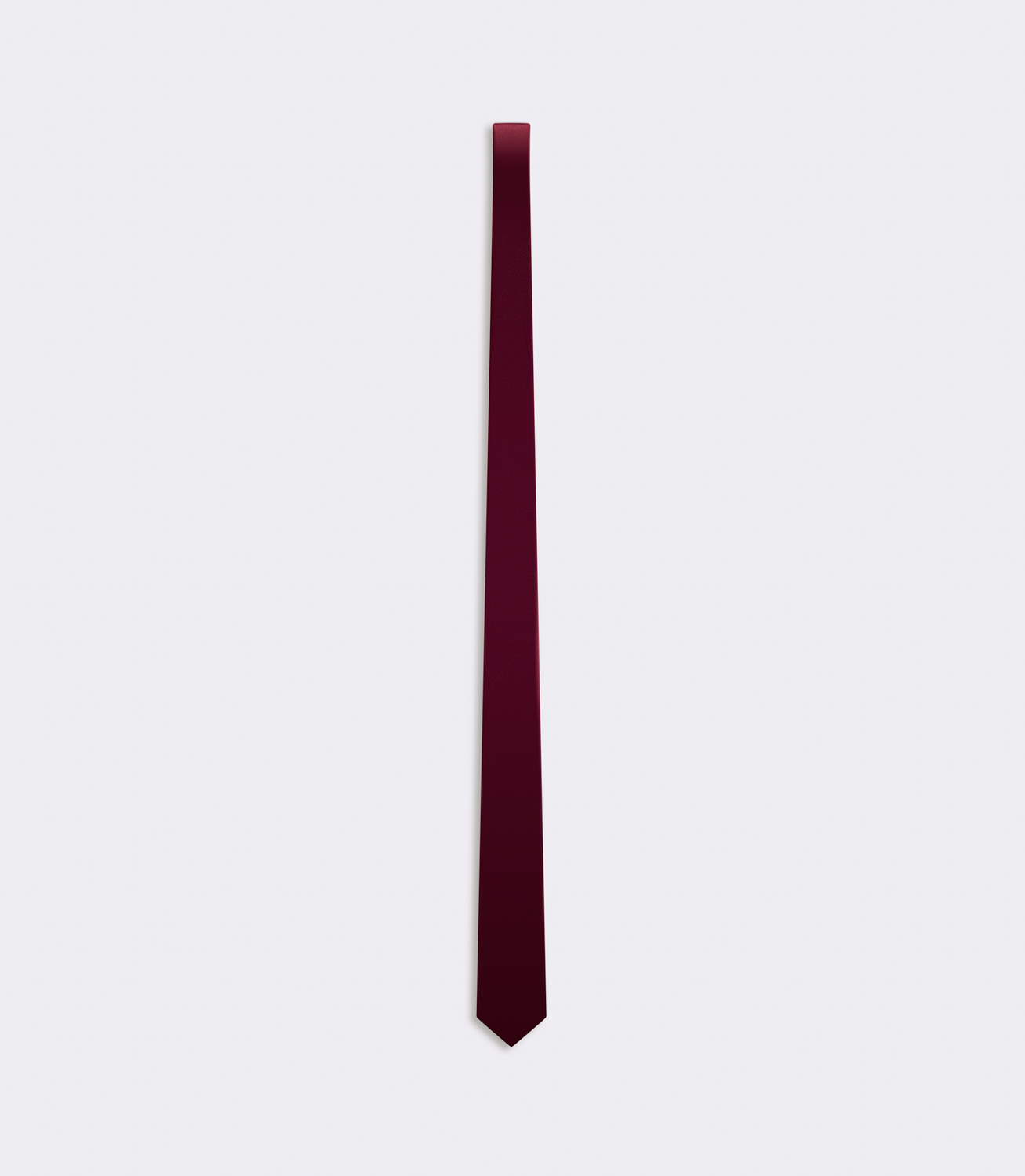 Gravata Seda Acetinada Vinho – slide 3
