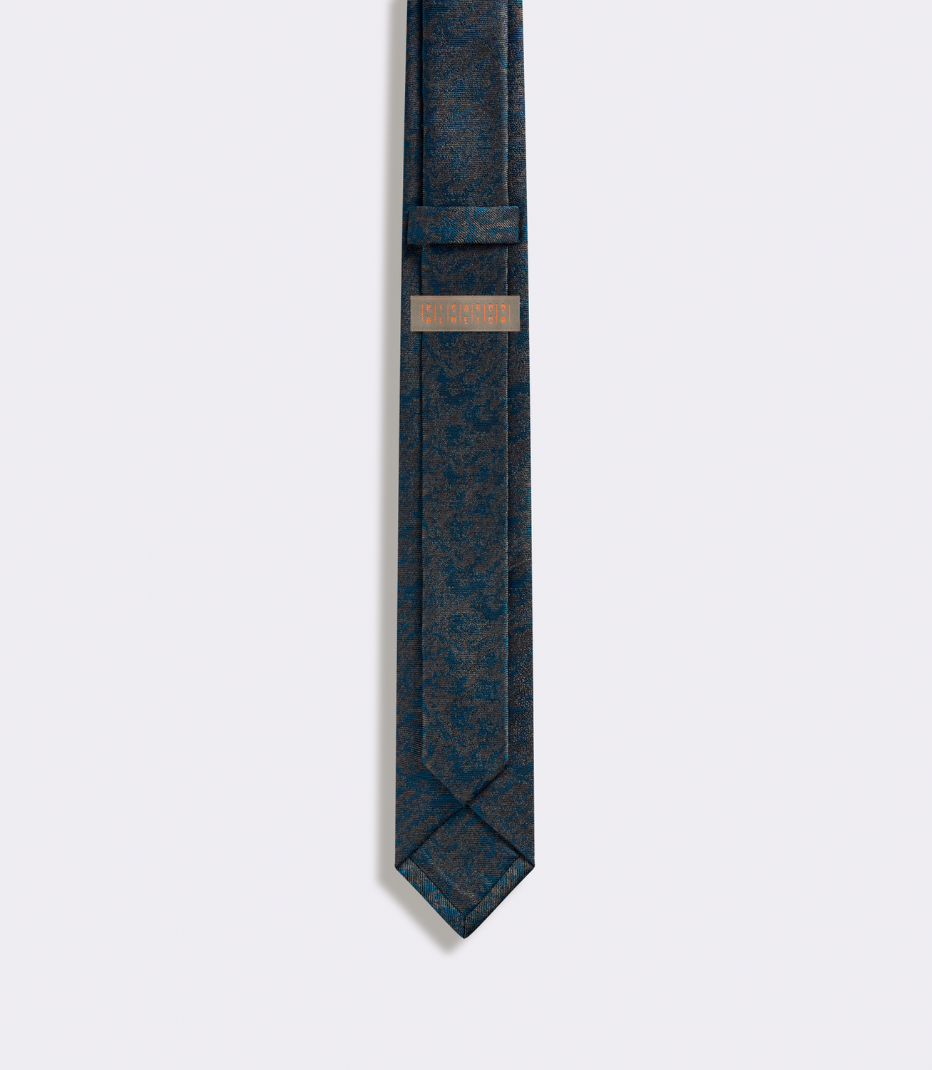 Gravata Jacquard Cetim de Seda Cinza – slide 2