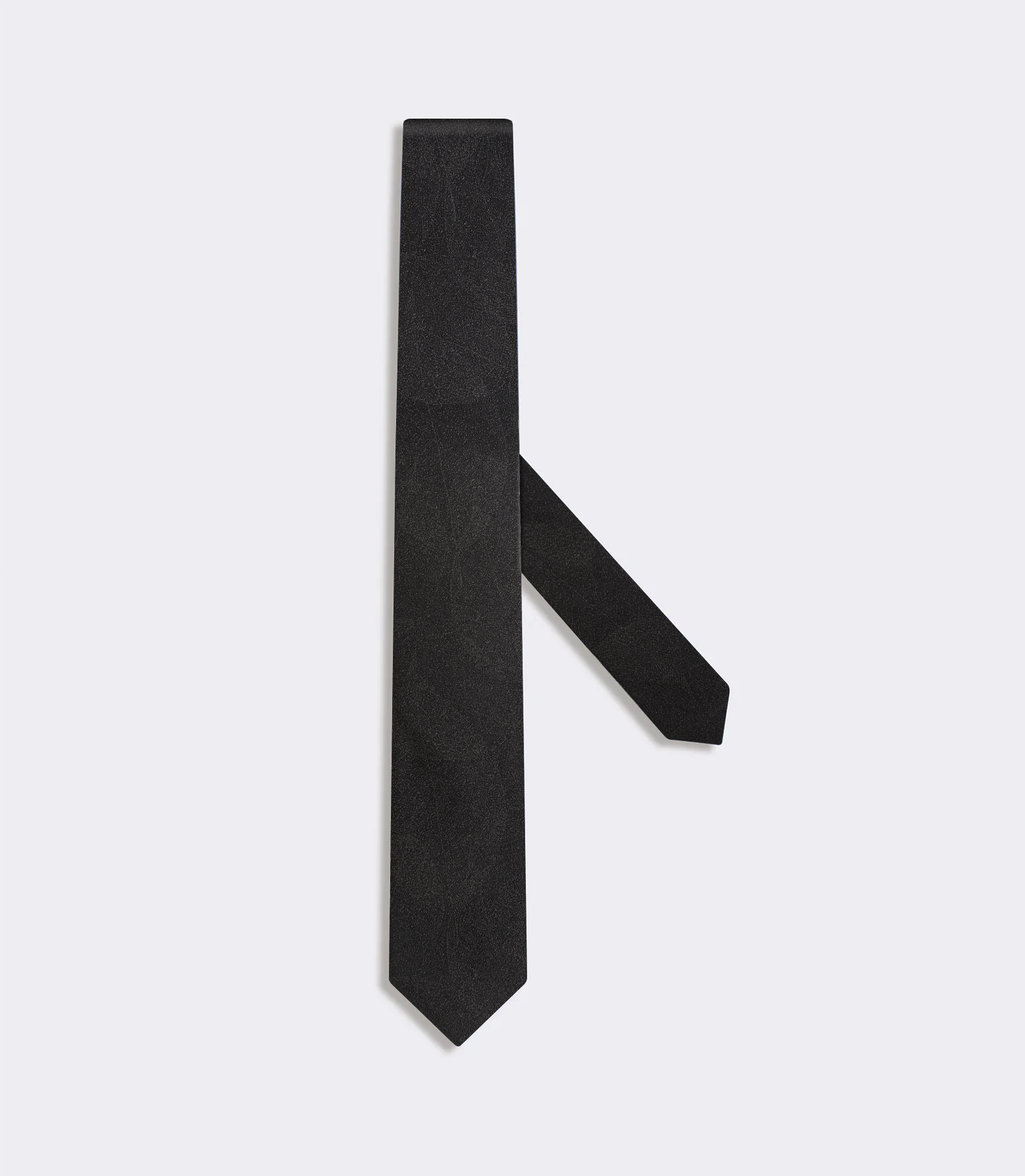 Gravata Jacquard Cetim de Seda Preto
