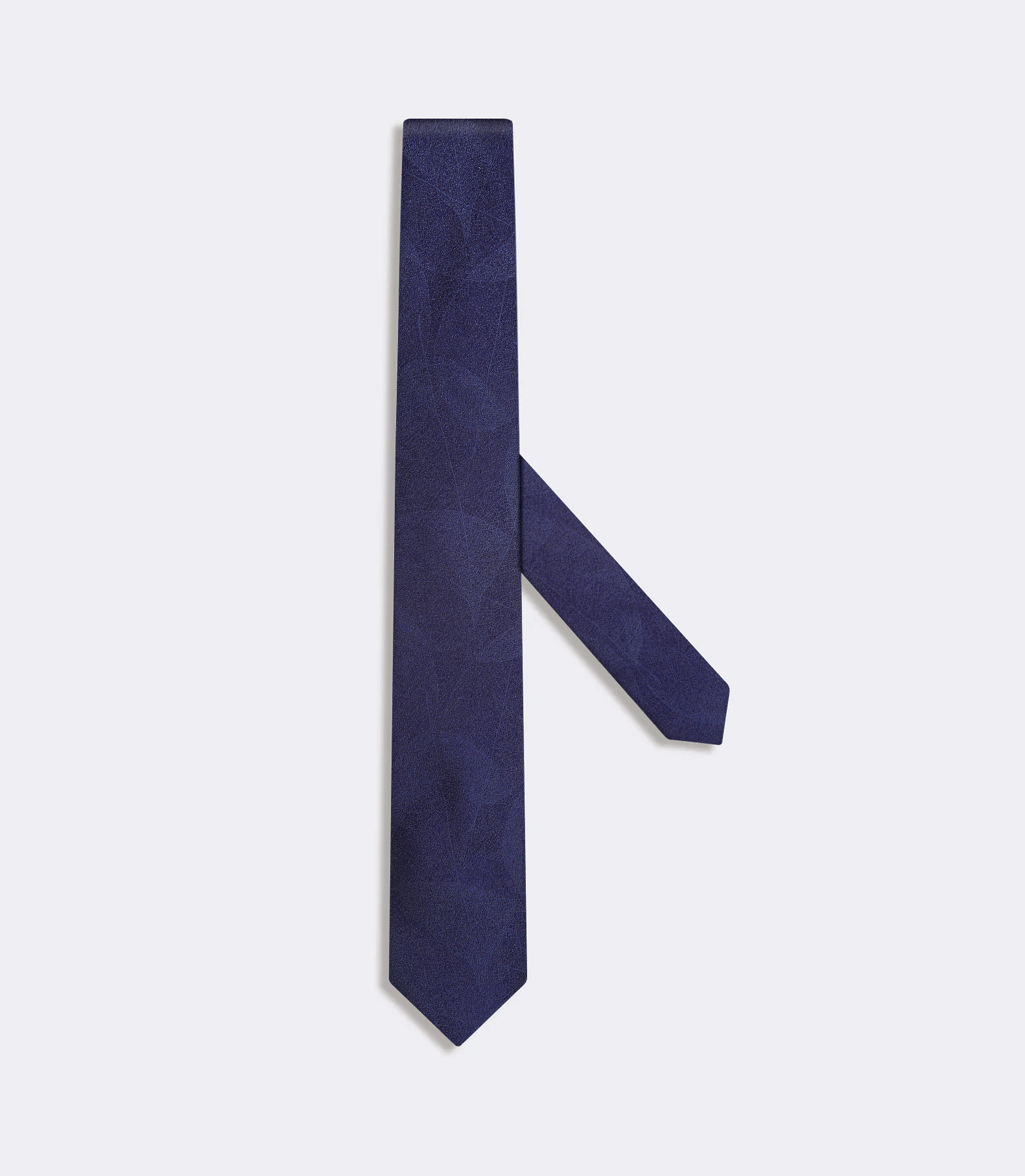 Gravata Jacquard Cetim de Seda Azul