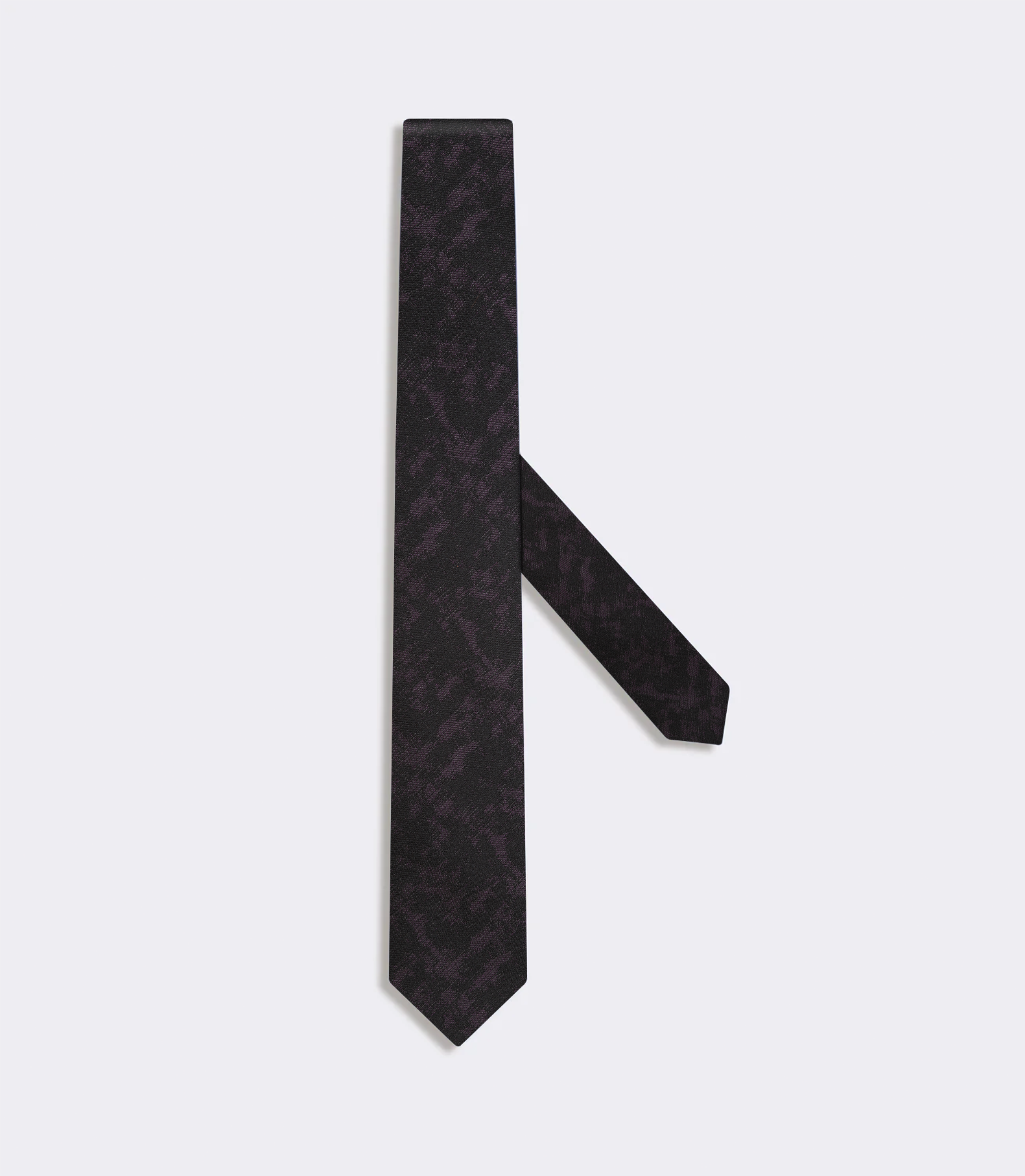 Gravata Jacquard Cetim de Seda Roxo