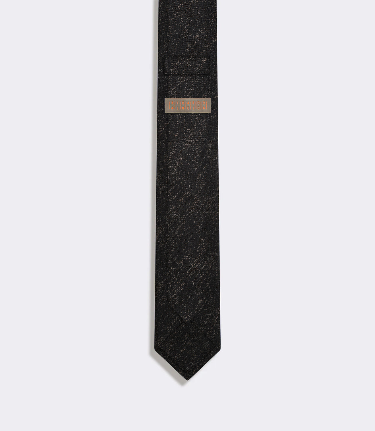 Gravata Jacquard Cetim de Seda Marrom – slide 2