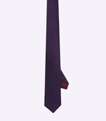 Gravata Jacquard Roxo thumbnail 1