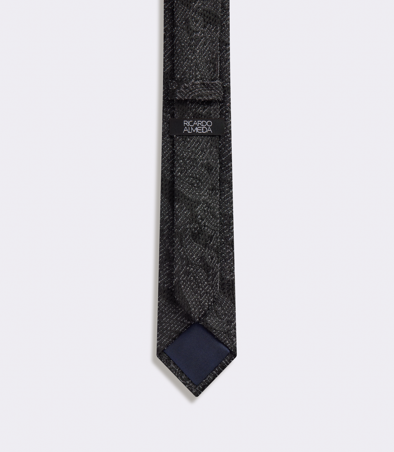 Gravata Jacquard Seda Preto – slide 2