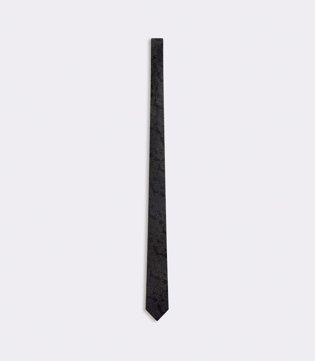 Gravata Jacquard Seda Preto – slide 3
