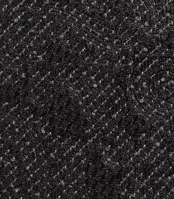 Gravata Jacquard Seda Preto thumbnail 4