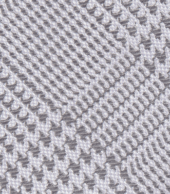 Gravata Jacquard Seda Cinza thumbnail 4