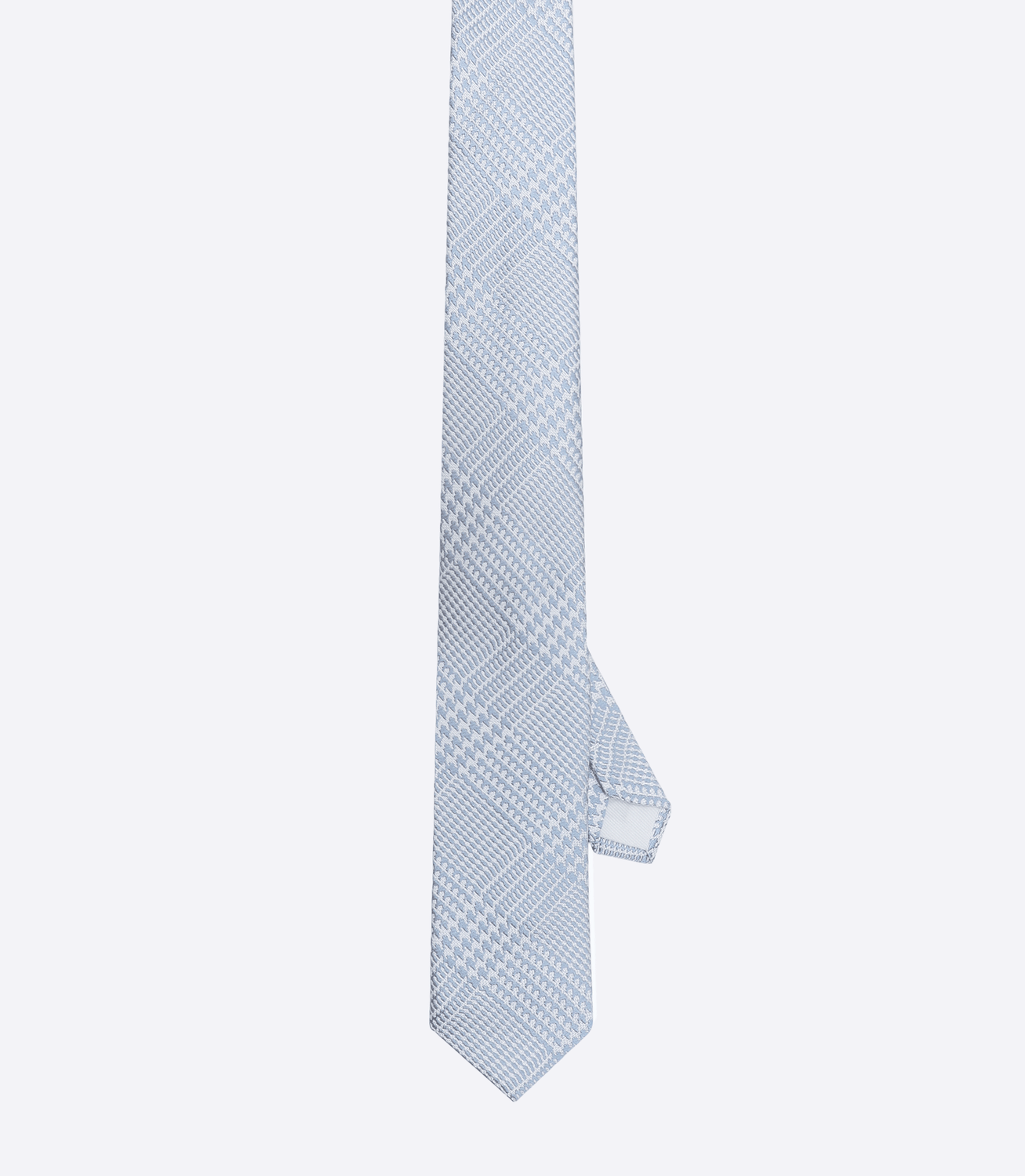 Gravata Jacquard Seda Azul – slide 1
