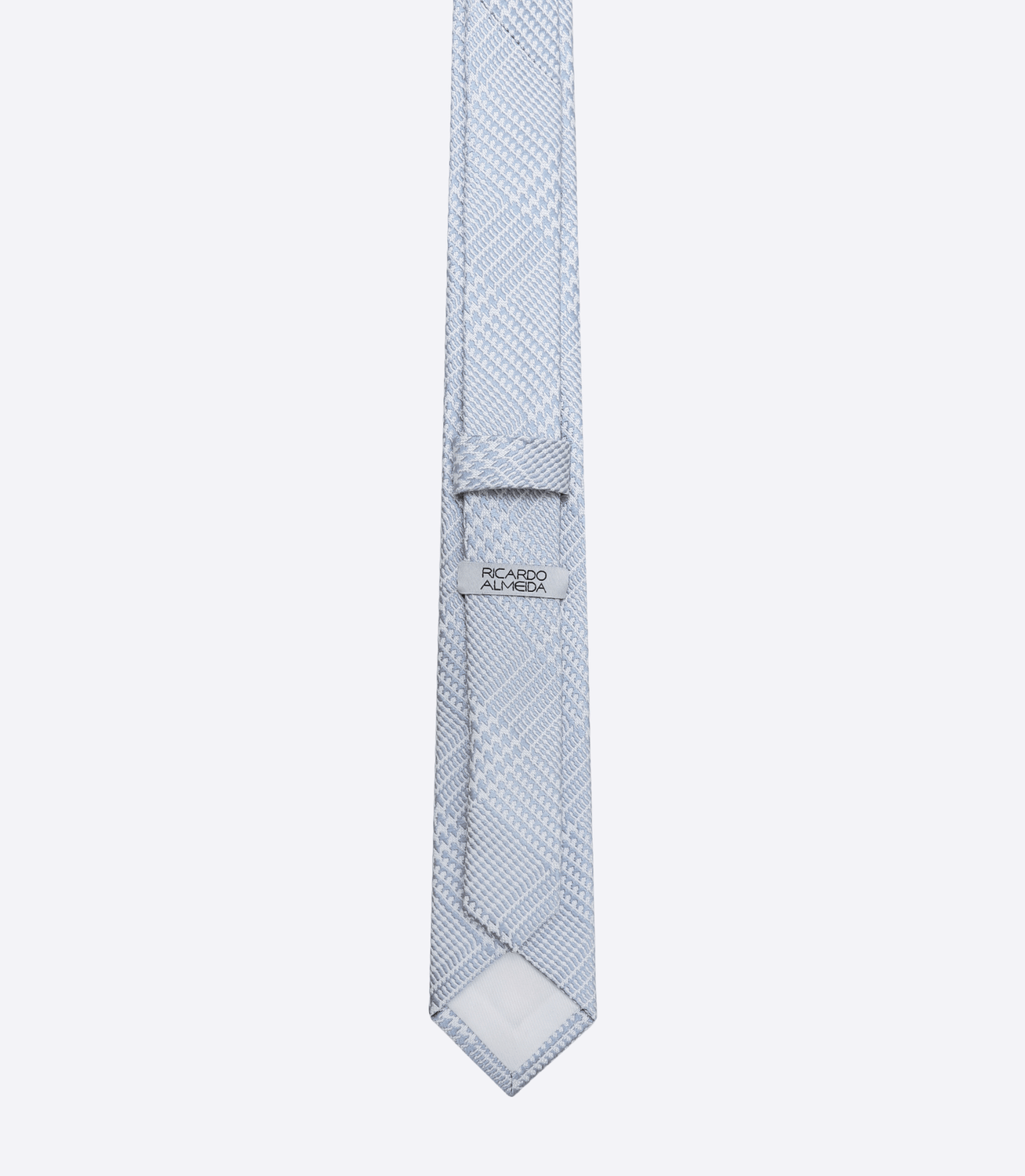 Gravata Jacquard Seda Azul – slide 2