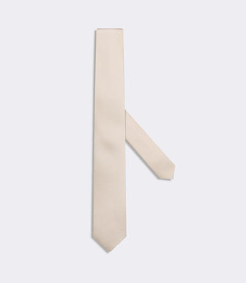 Gravata de Seda Off white thumbnail 1