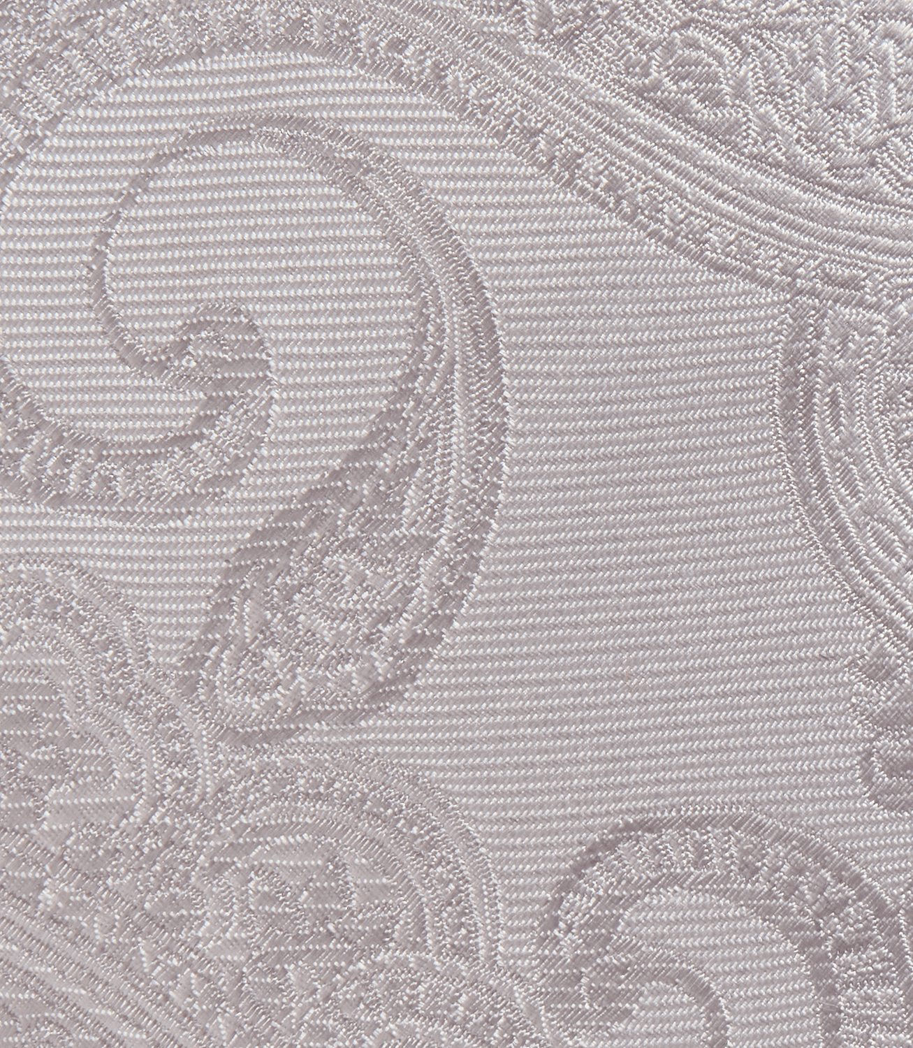 Gravata Jacquard Paisley Seda Prata – slide 4