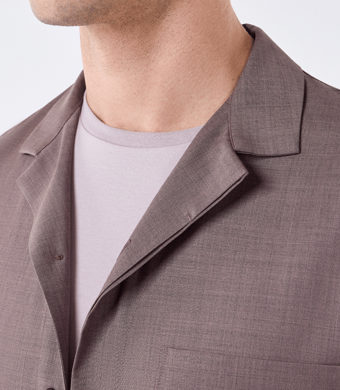 Camisa Box Manga Curta Marrom – slide 4