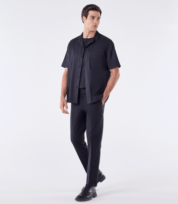 Camisa Manga Curta Box Vista Coberta Preto thumbnail 2