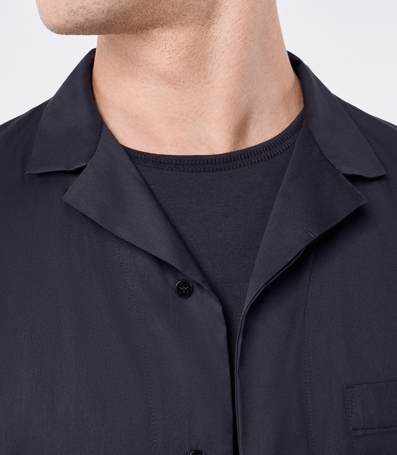 Camisa Manga Curta Box Vista Coberta Preto – slide 4