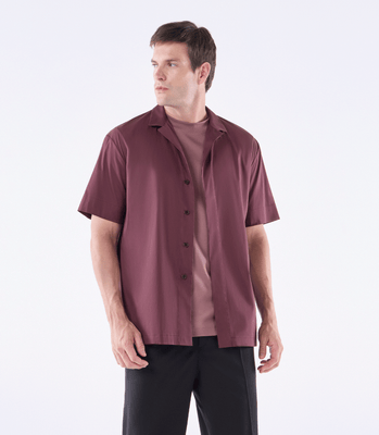 Camisa Manga Curta Box Tailor Air Vermelho thumbnail 1
