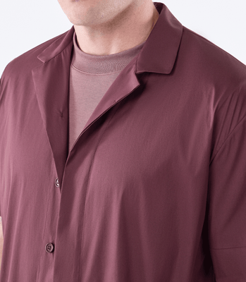 Camisa Manga Curta Box Tailor Air Vermelho thumbnail 4