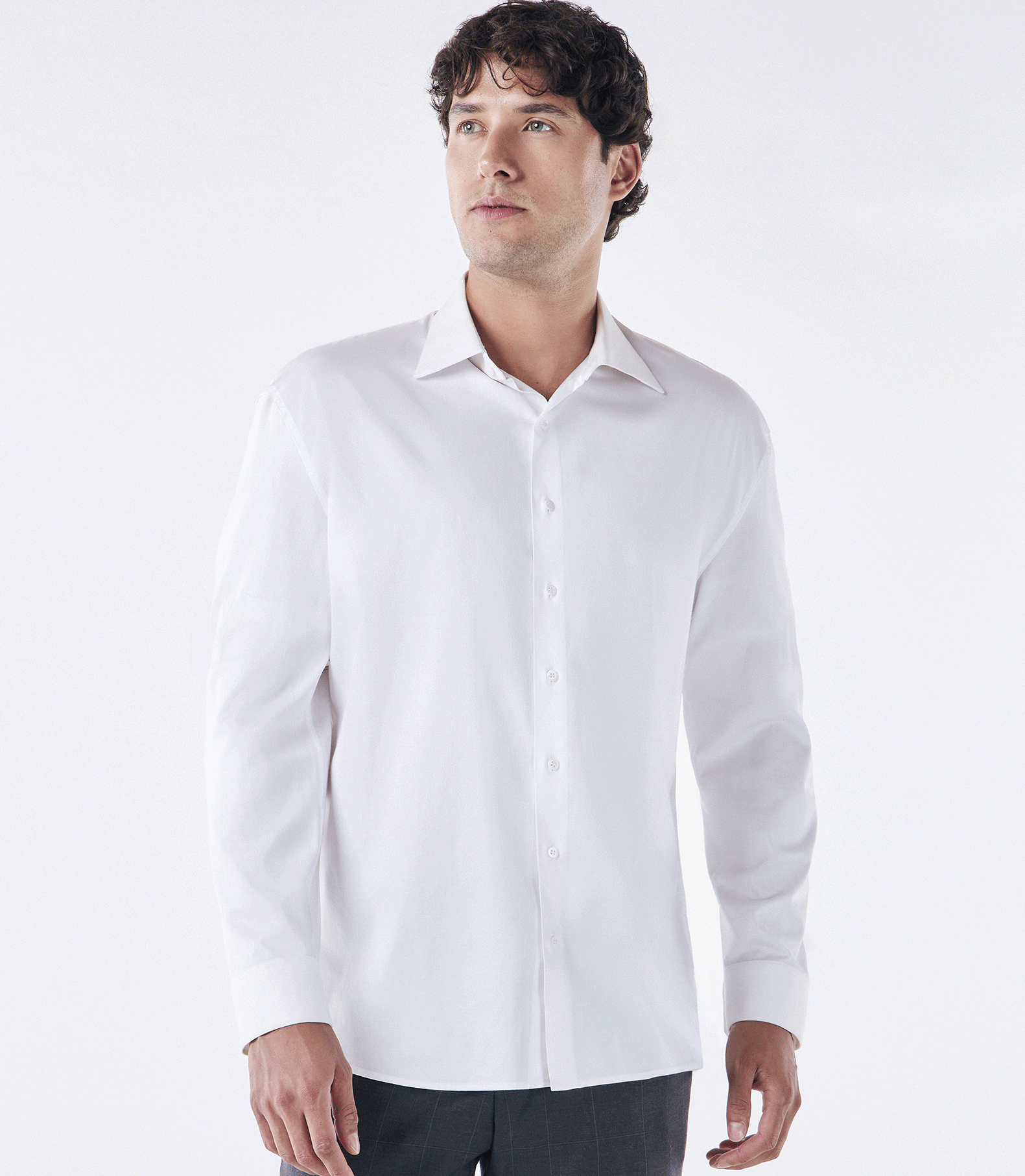 Camisa Social Manga Longa Austin Branco