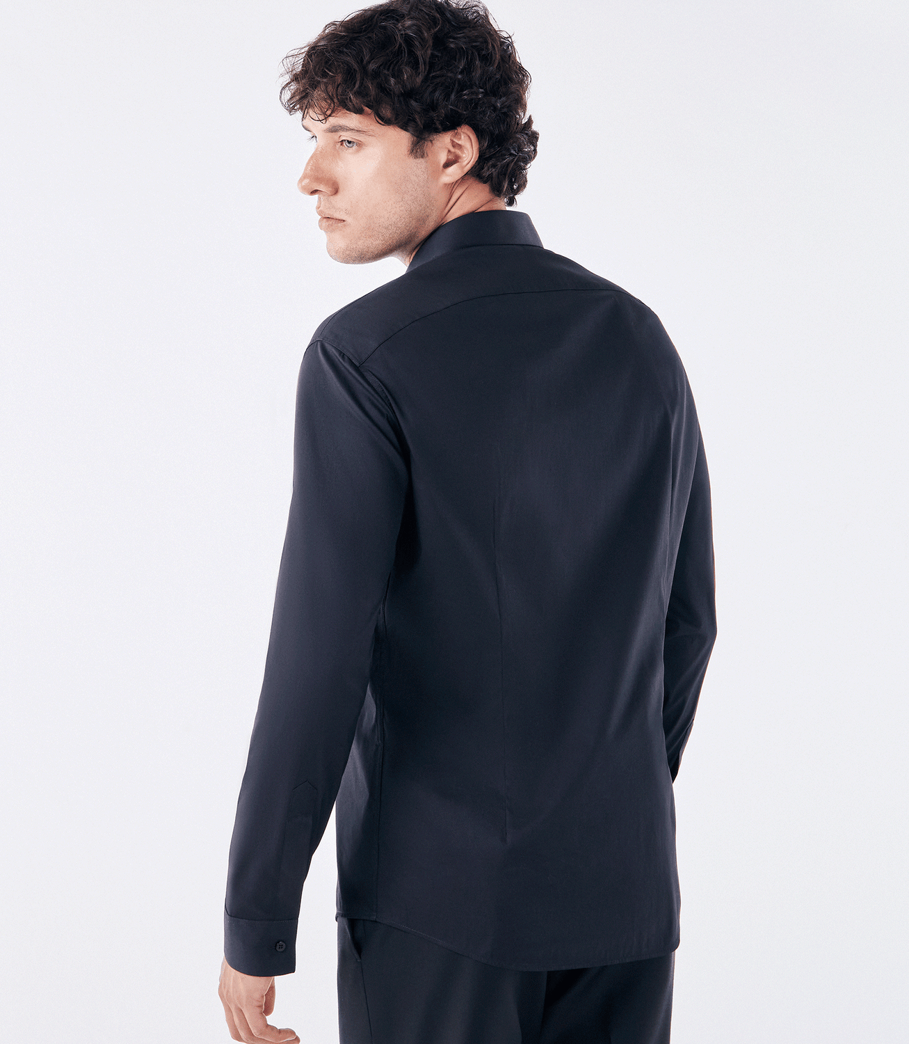 Camisa Social Manga Longa Austin Preto – slide 3