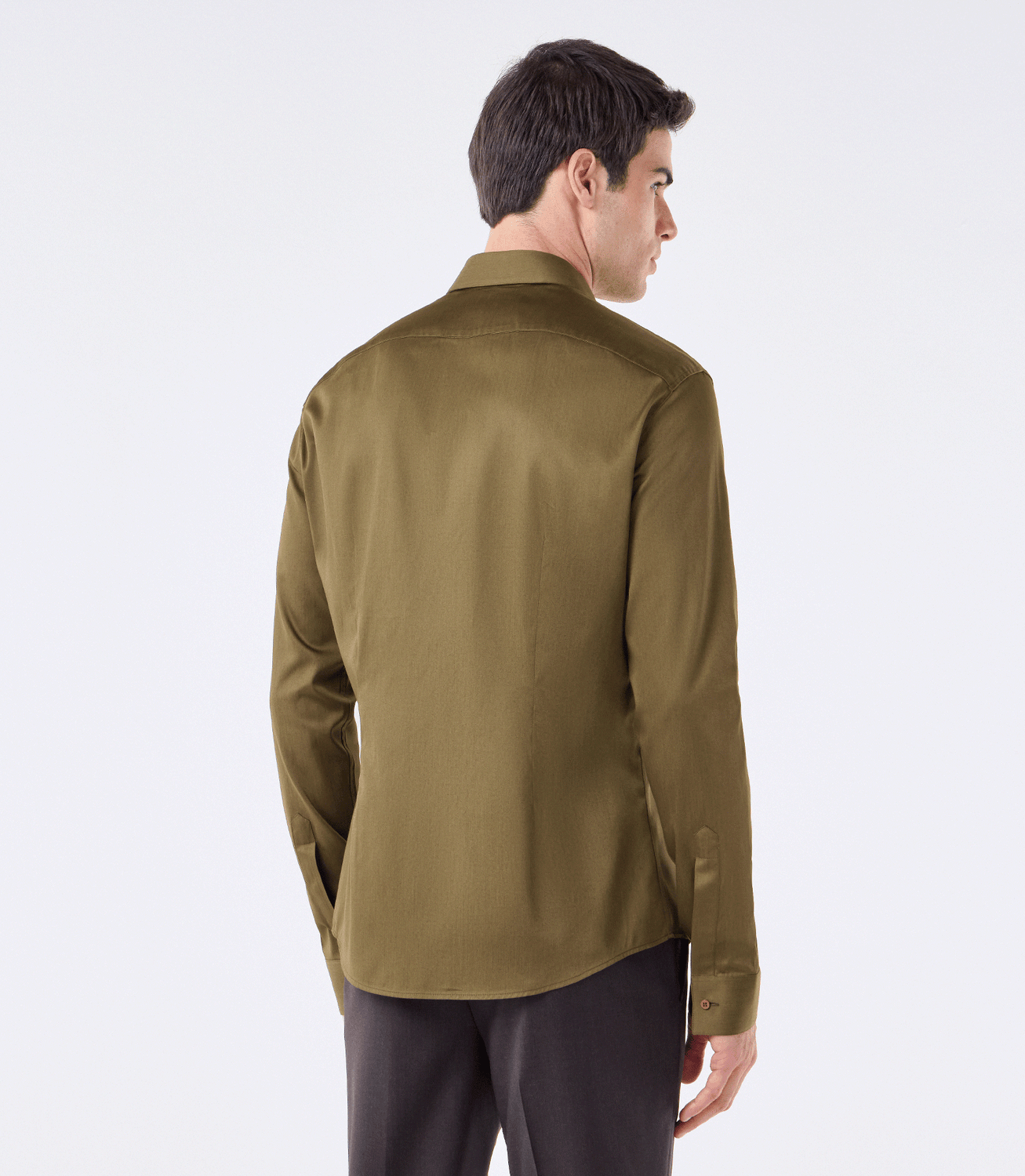 Camisa Social Manga Longa Austin Verde – slide 3