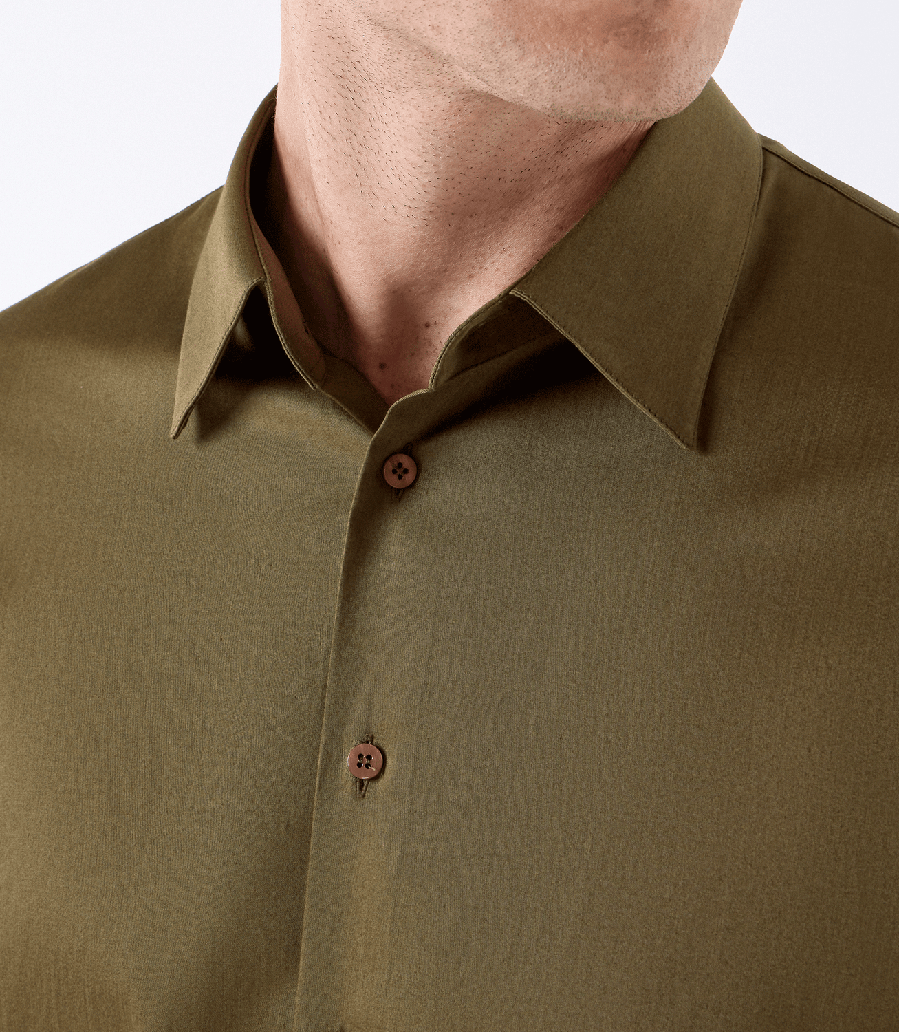 Camisa Social Manga Longa Austin Verde – slide 4