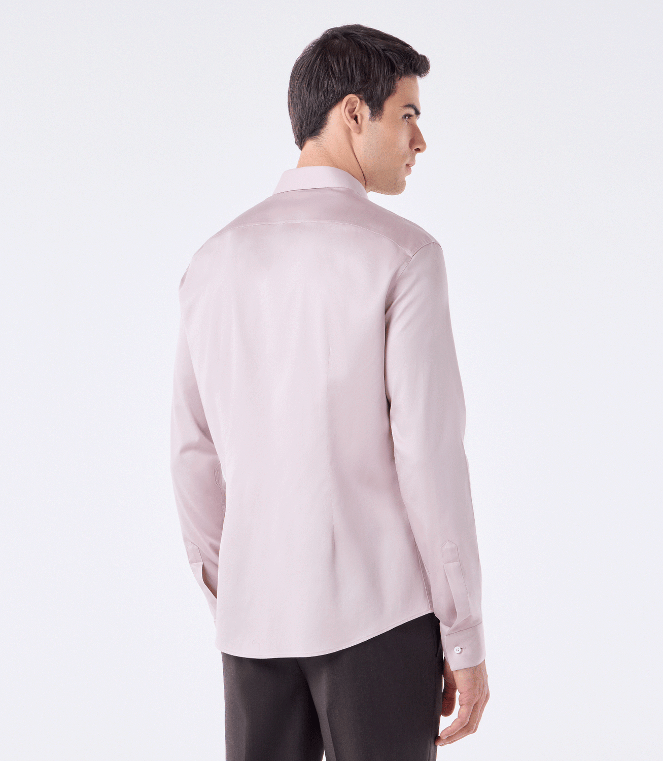 Camisa Social Manga Longa Austin Rosa – slide 3