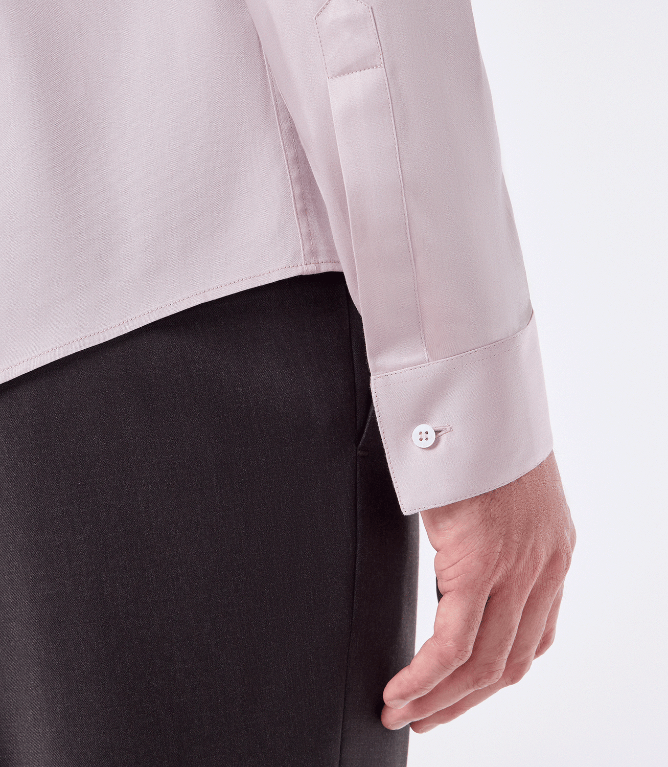 Camisa Social Manga Longa Austin Rosa – slide 5