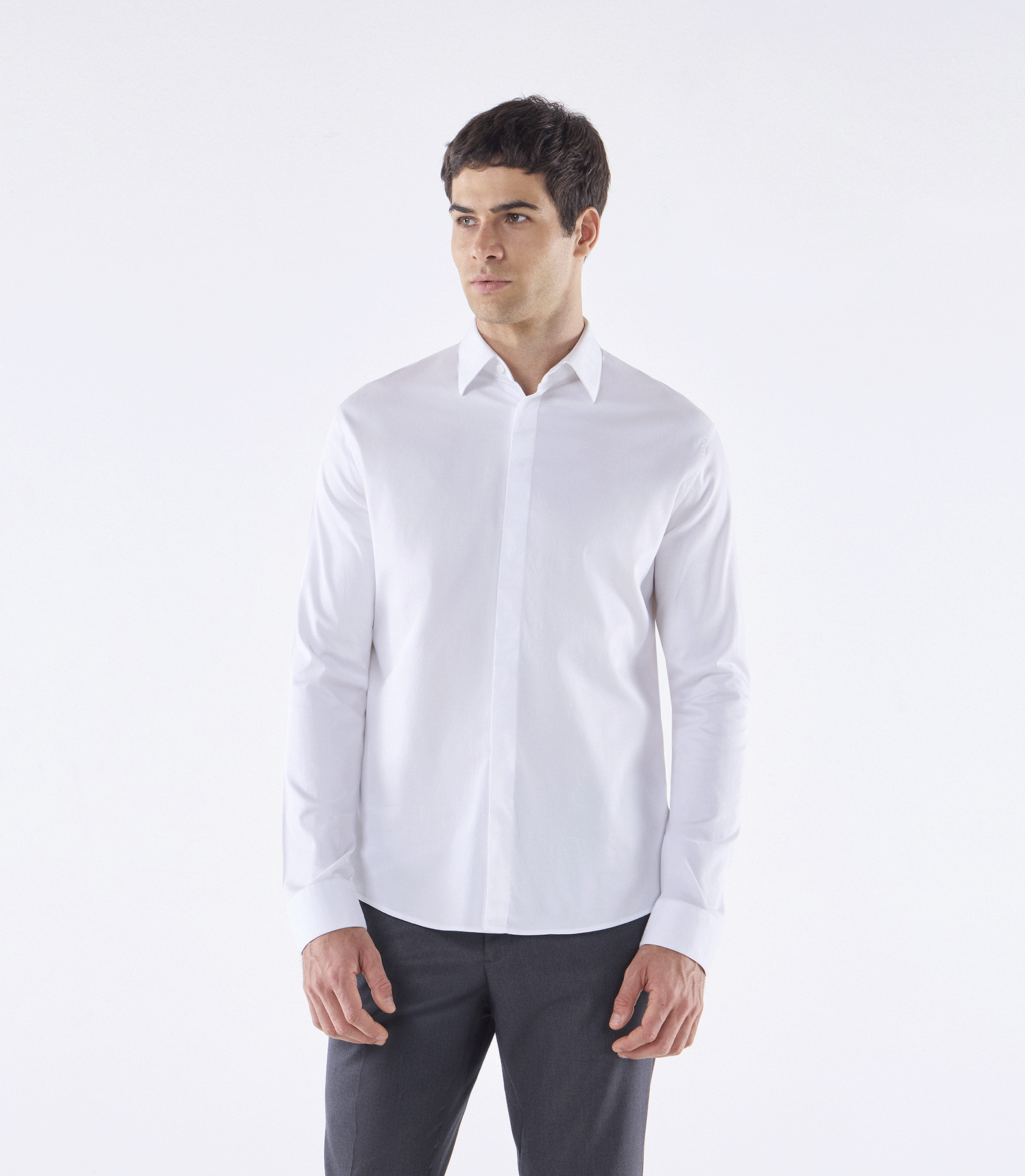 Camisa Social Vista Coberta Branco
