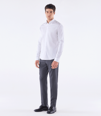 Camisa Social Vista Coberta Branco thumbnail 2